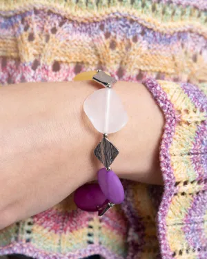 Reflective Ratio - Purple Bracelet - Paparazzi Accessories