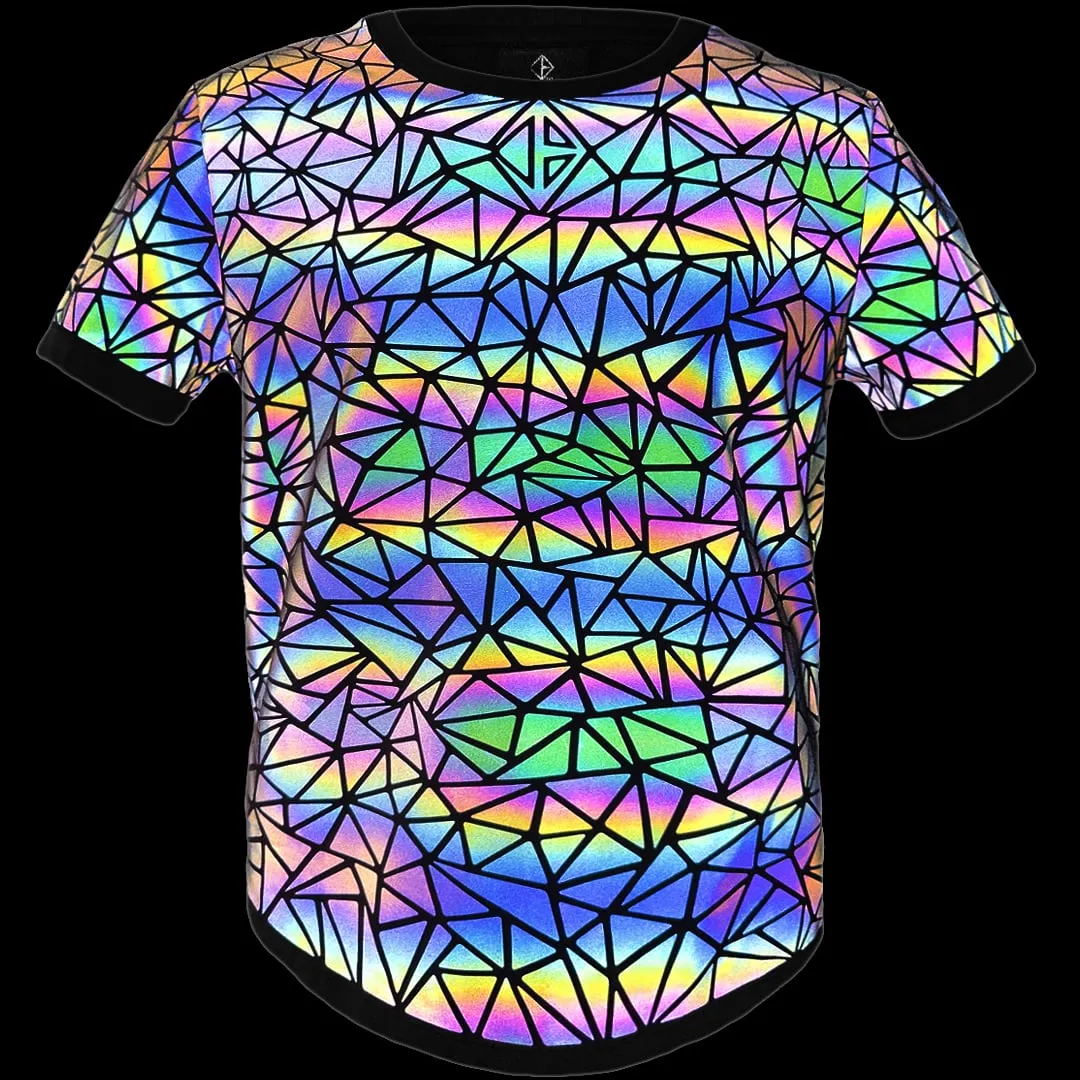 REFLEKT Mosaic Tee / Dark Rainbow