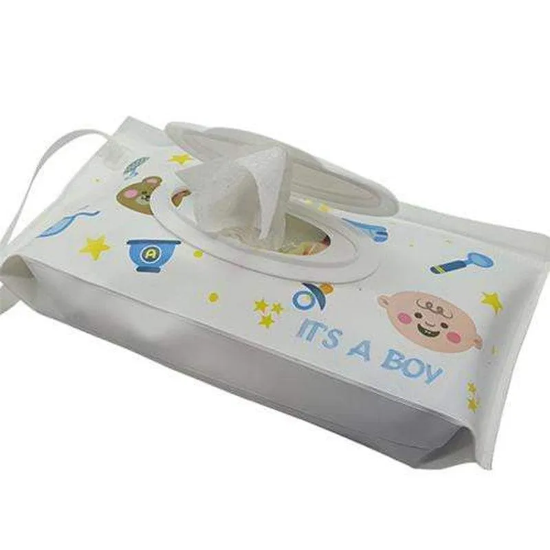Reusable Wet Wipes Pouch - It's a Boy