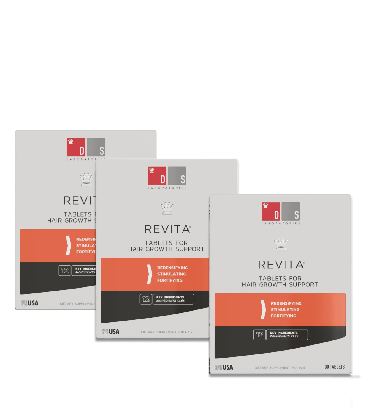 Revita 3 Pack - 3 Month Supply | Tablets For Hair Revitalization