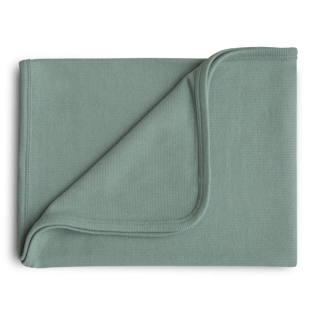Ribbed Baby Blanket | Roman Green