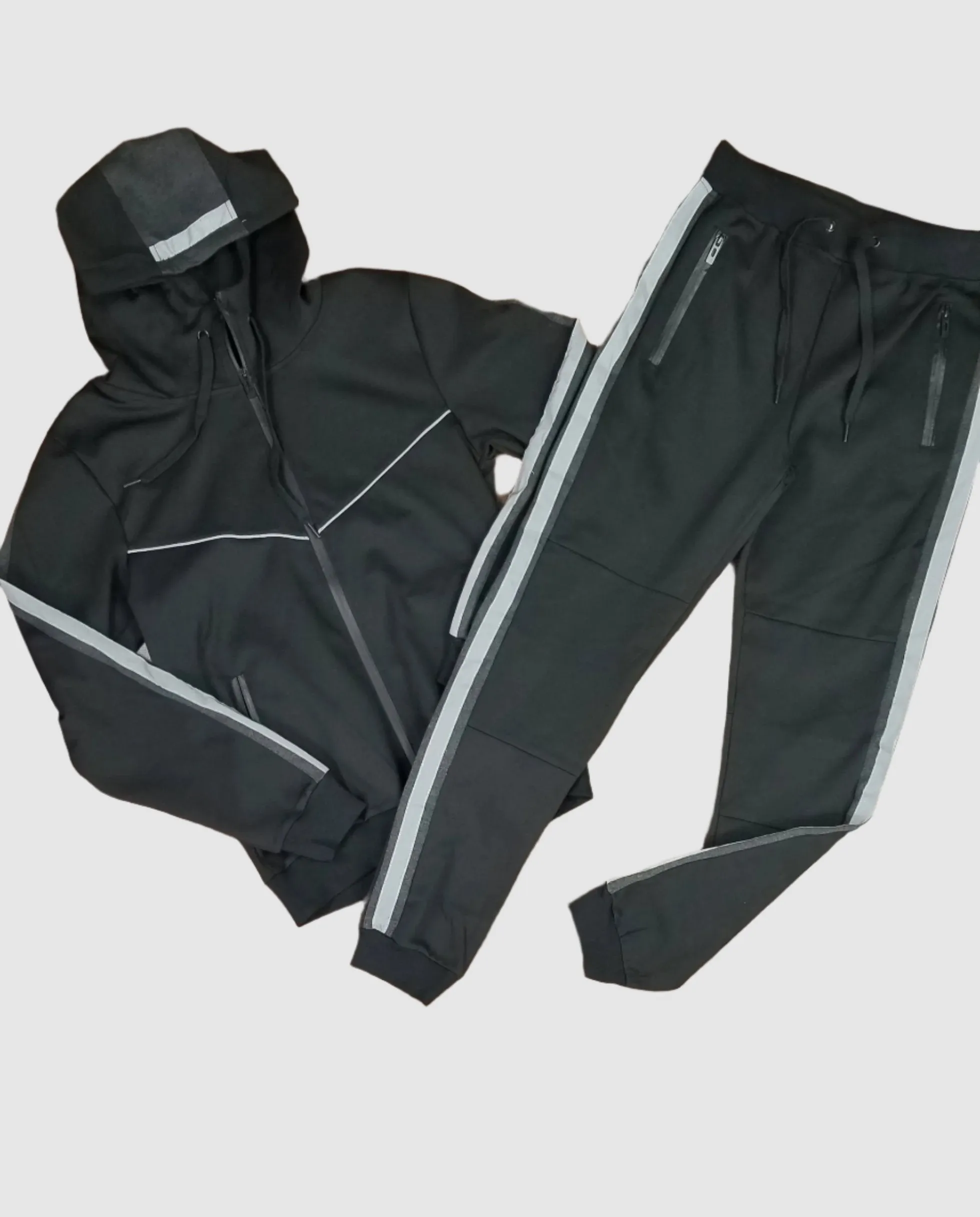 RIF-MJT60SET-Reflective Tape Tech Fleece Set