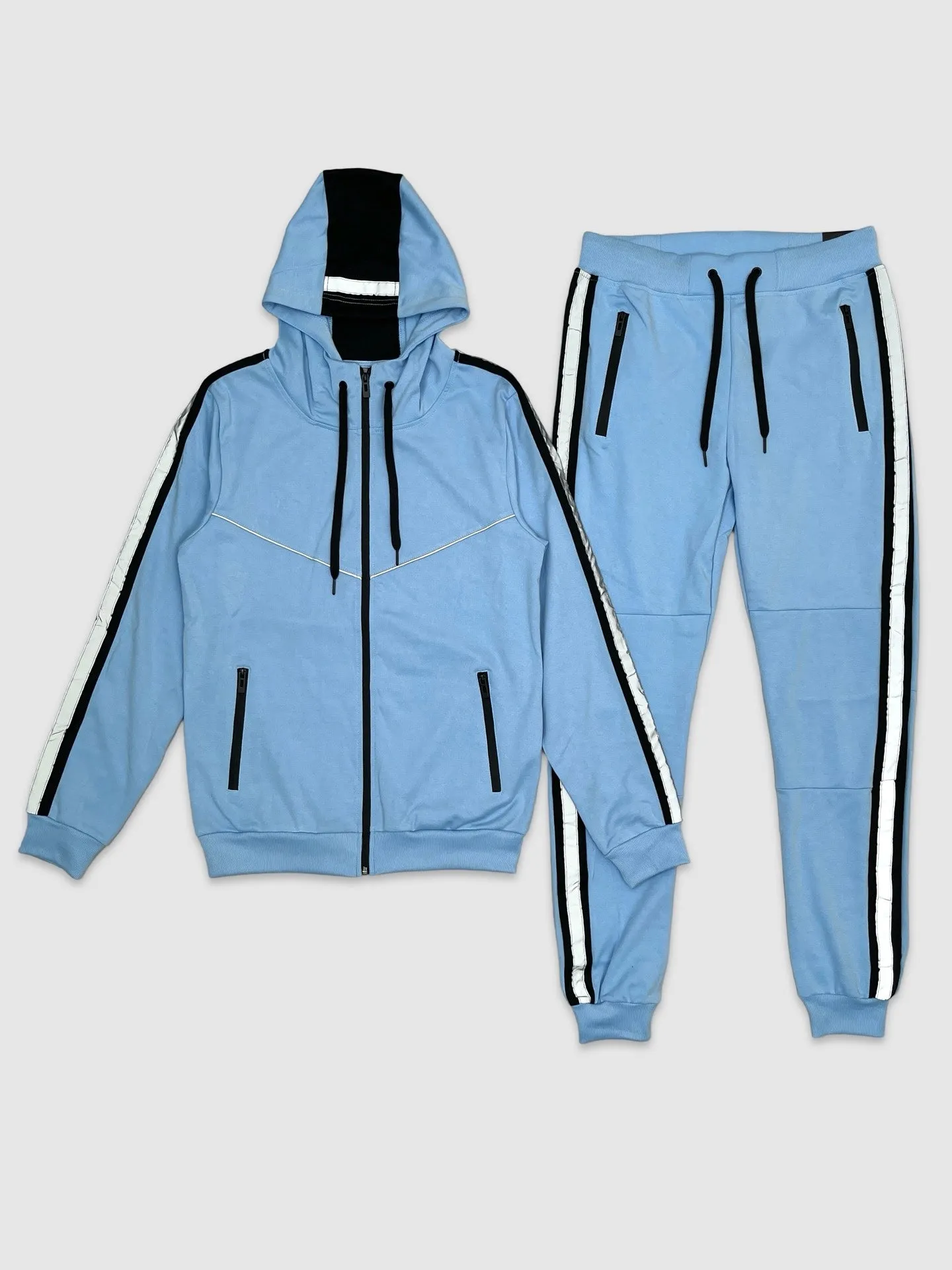 RIF-MJT60SET-Reflective Tape Tech Fleece Set