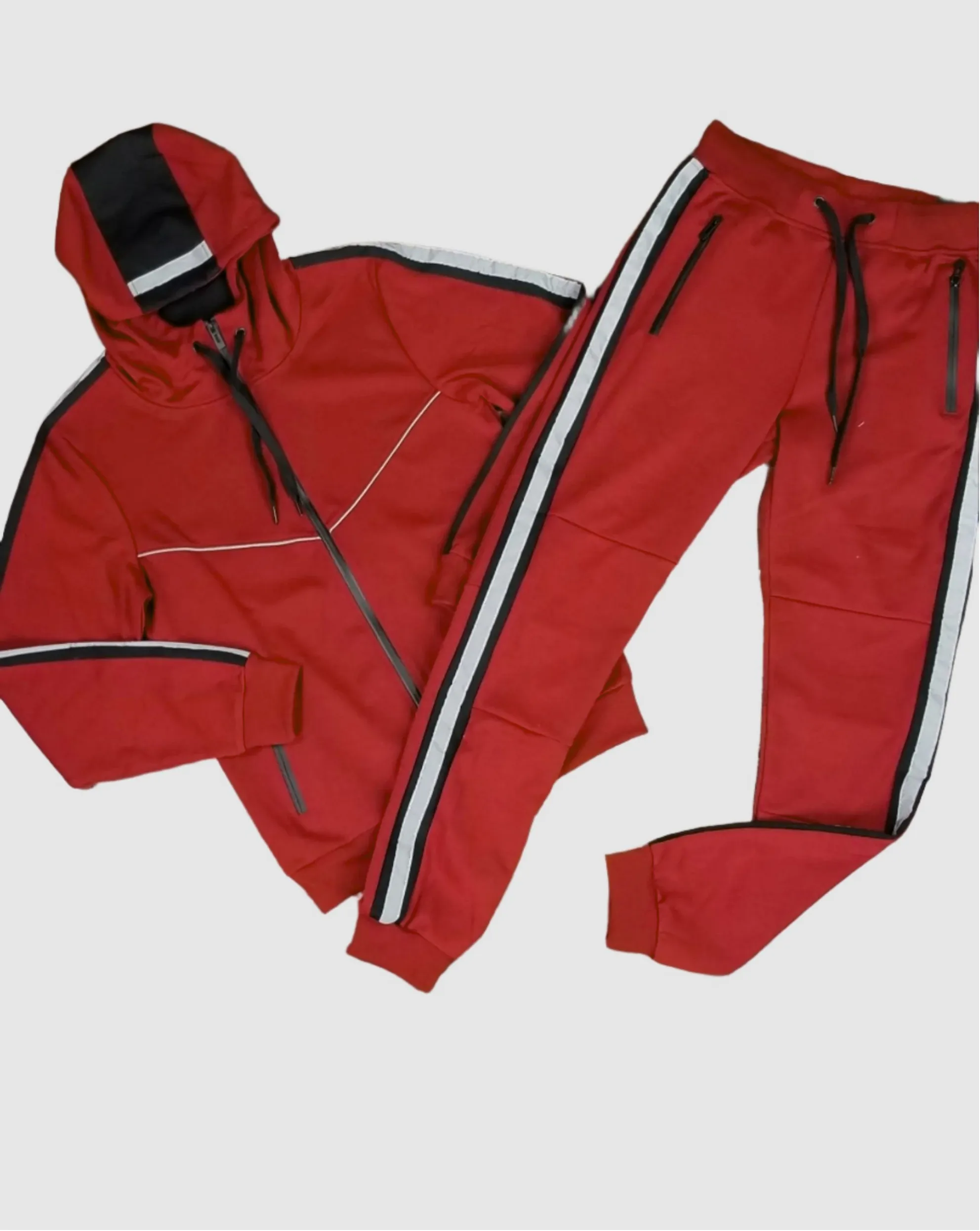 RIF-MJT60SET-Reflective Tape Tech Fleece Set