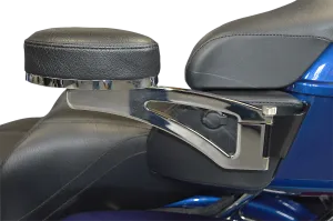 Rivco Products HD094-14 Billet Passenger Armrests for King Tour-Pak