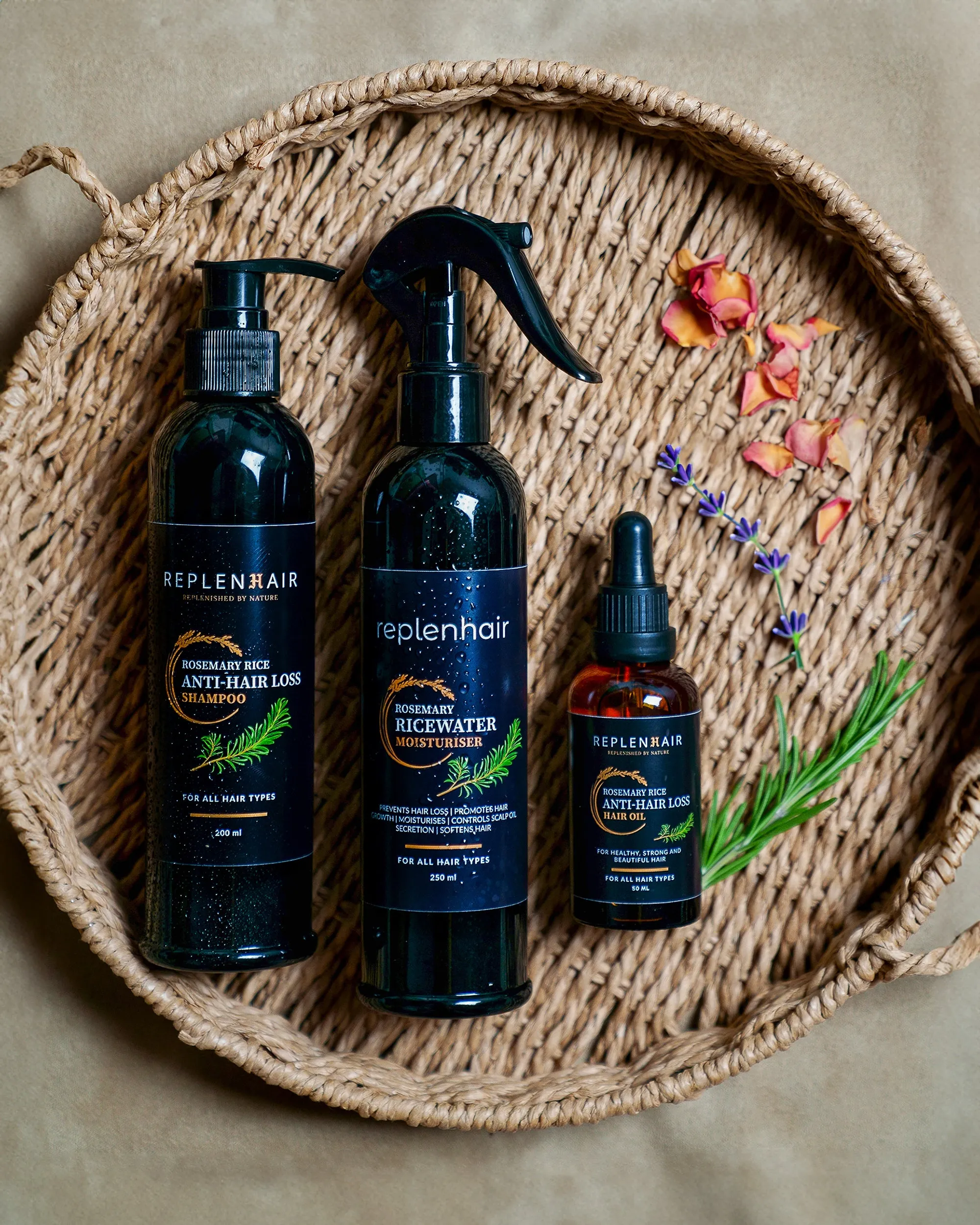 Rosemary Rice Anti-Hair Loss Solution Set | Reduces Hair Loss