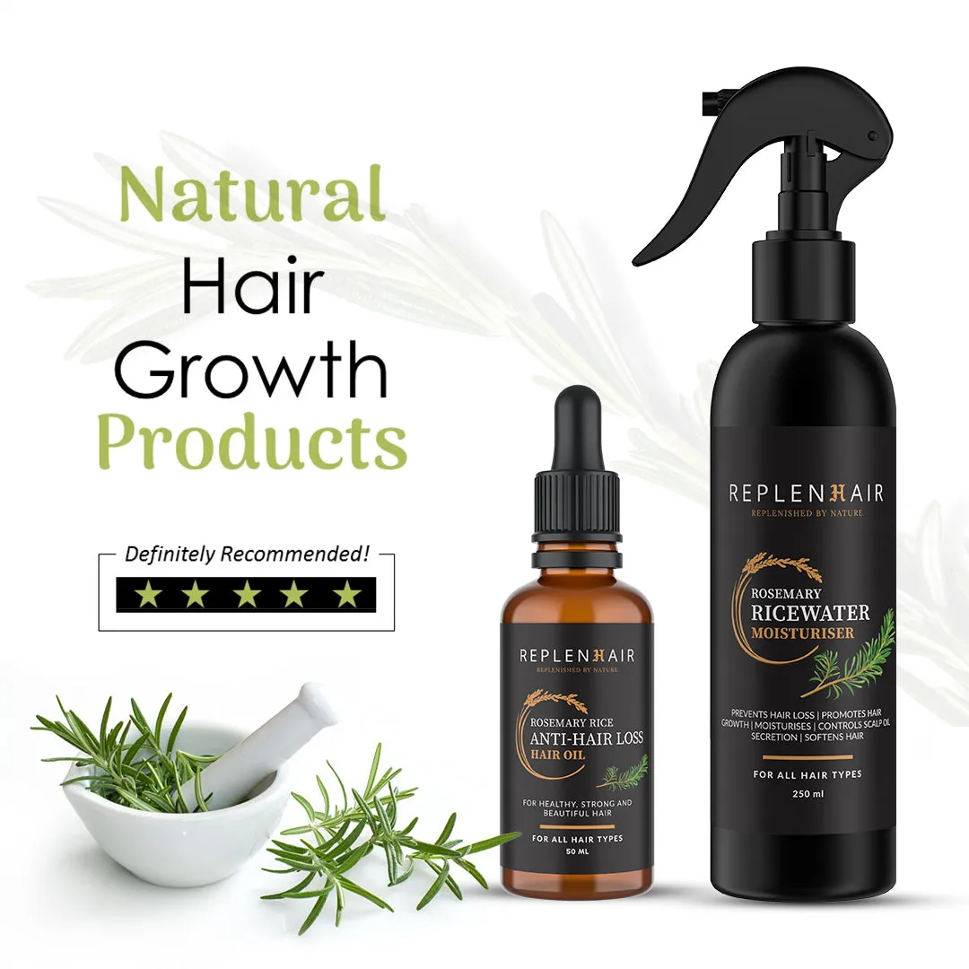 Rosemary Rice Anti-Hair Loss Solution Set | Reduces Hair Loss