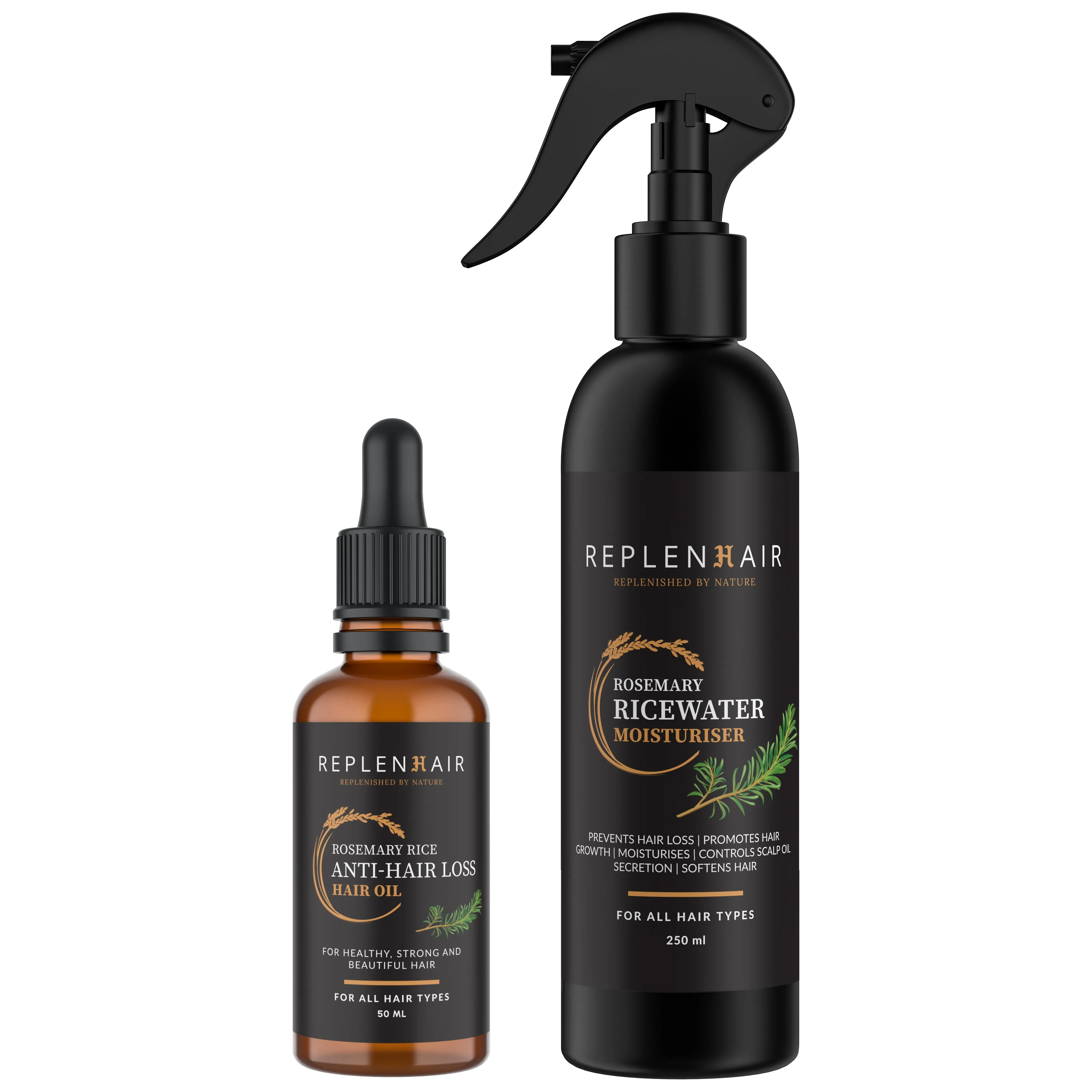 Rosemary Rice Water Anti-Hair Loss Bundle | Reduces Hair Loss