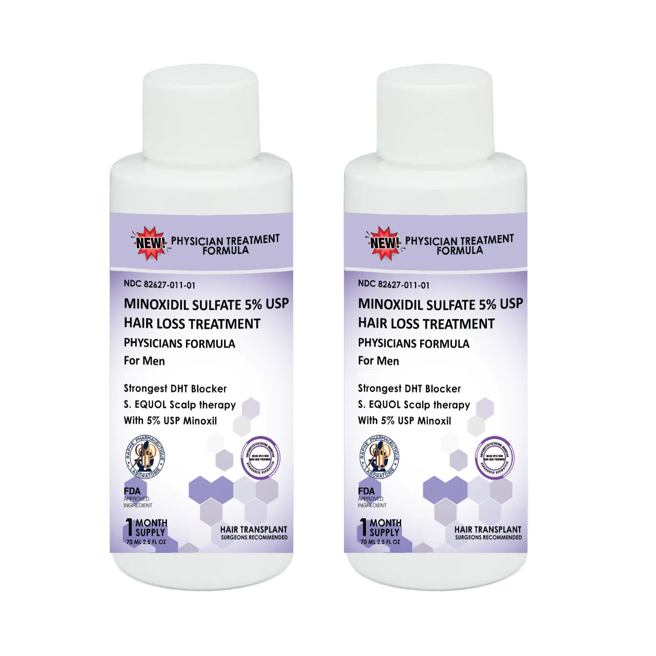 S-EQUOL Minoxidil Sulfate Serum for Hair Loss Beyond 10 Years 5000 Unlabeled Units