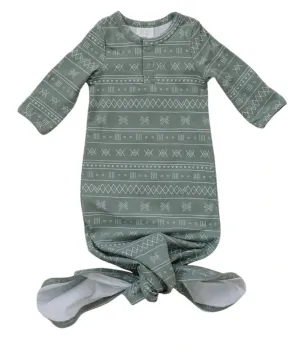 Sage Alpine Knot Gown