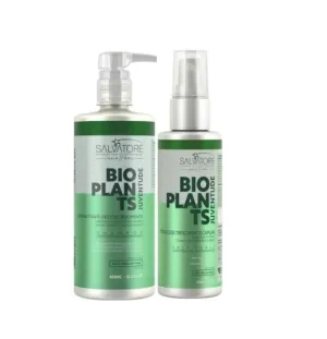 Salvatore Hair Therapeutic Growth System Youth Bioplants Protect Kit 2 Prod.