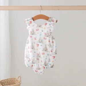 Sandcastle Kingdom Organic Muslin Bubble Romper