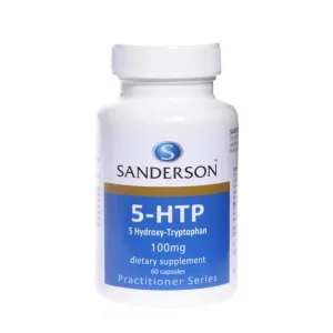SANDERSON 5-HTP 100MG 60 CAPSULES - DATED 12/24