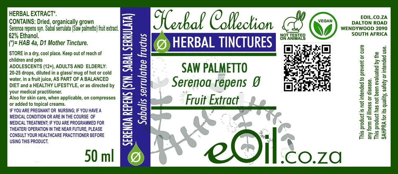 Saw Palmetto Herbal Extract ( Serenoa repens / Sabal serrata )