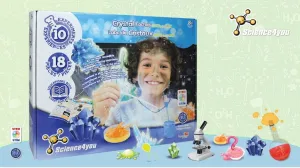SCIENCE4YOU CRYSTAL FACTORY GLOW IN THE DARK