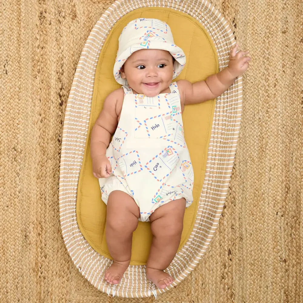 Scooter - Postcard  Jersey Baby Bubble Romper