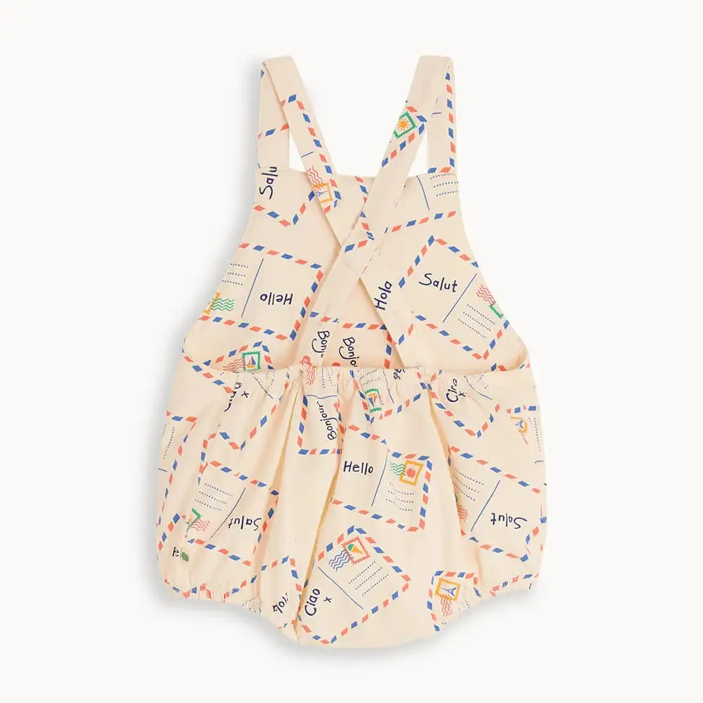 Scooter - Postcard  Jersey Baby Bubble Romper