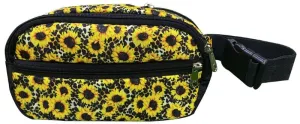 Showman Hip Pack (Fanny Pack) with Sunflower & Cheetah Print