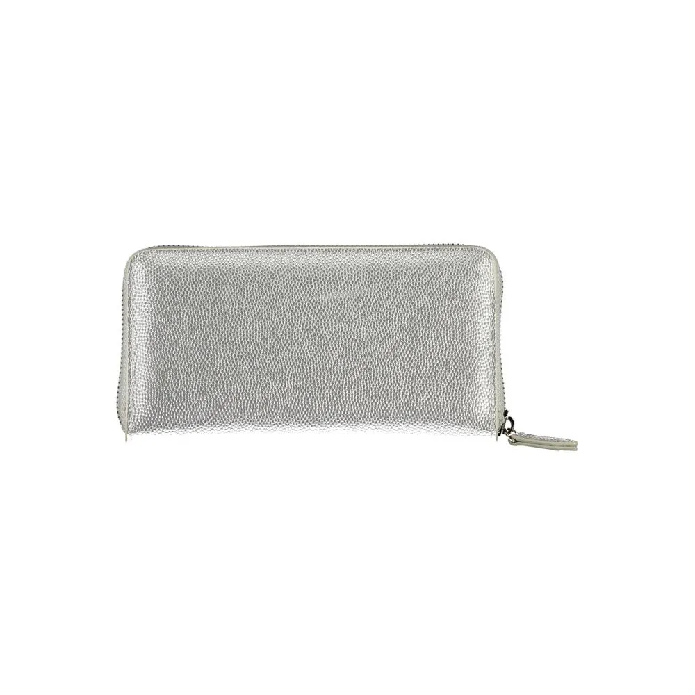 Silver Polyethylene Wallet