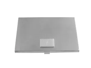 Silver Toned Etched South Carolina State Flag Business Card Holder