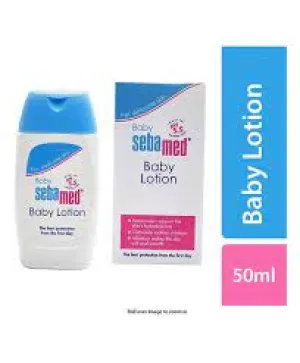 Skip to the beginning of the images gallery Sebamed Baby Body Lotion, PH 5.5, Camomile & Allantoin, Dermatalogically Tested, Sensitive Skin (50ml)