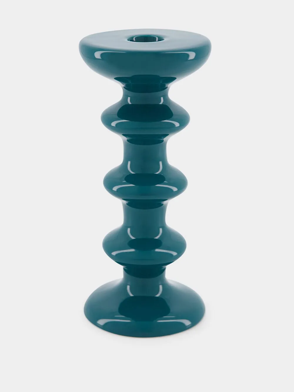 Small Blue Sarah Slavic Candleholder