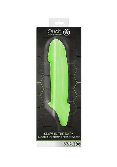 Smooth Thick Stretchy Penis Sheath #2 - Glow in the Dark