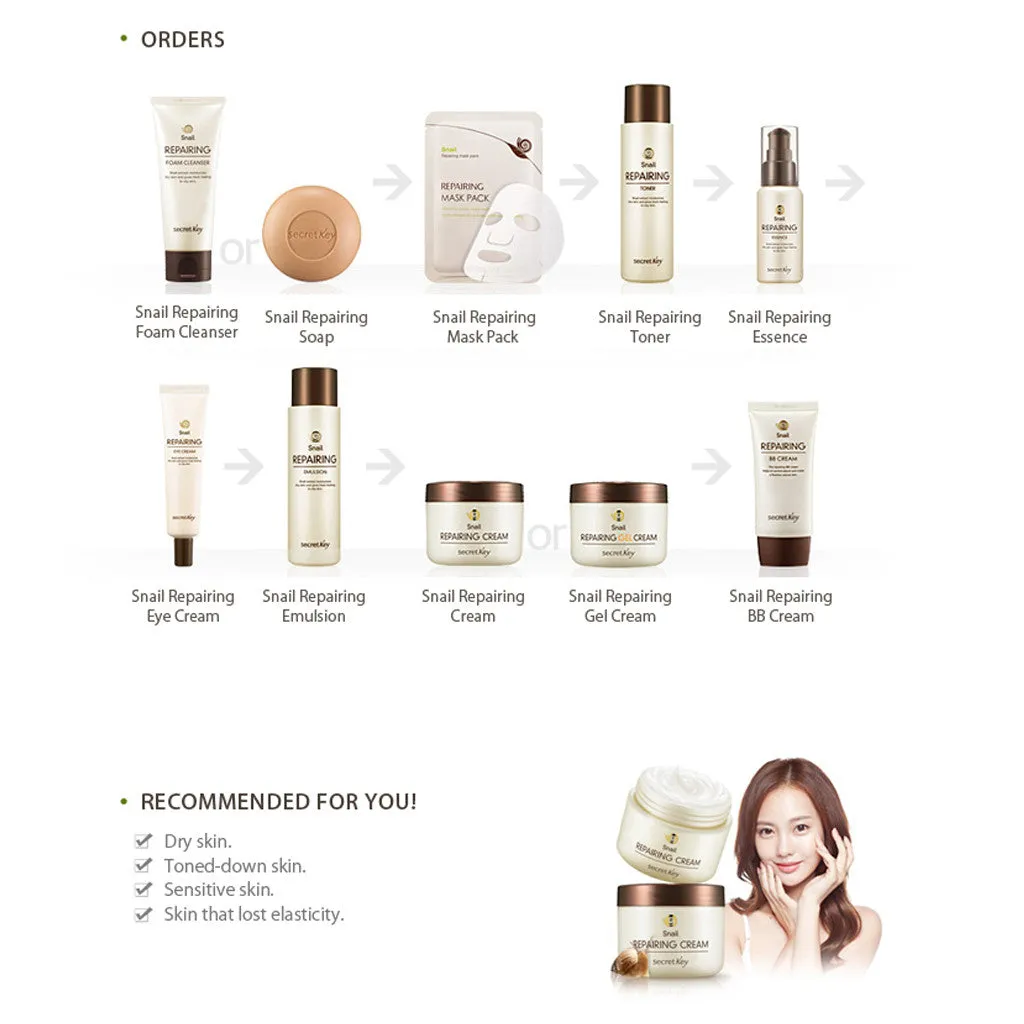 Snail Repairing Cream 50g