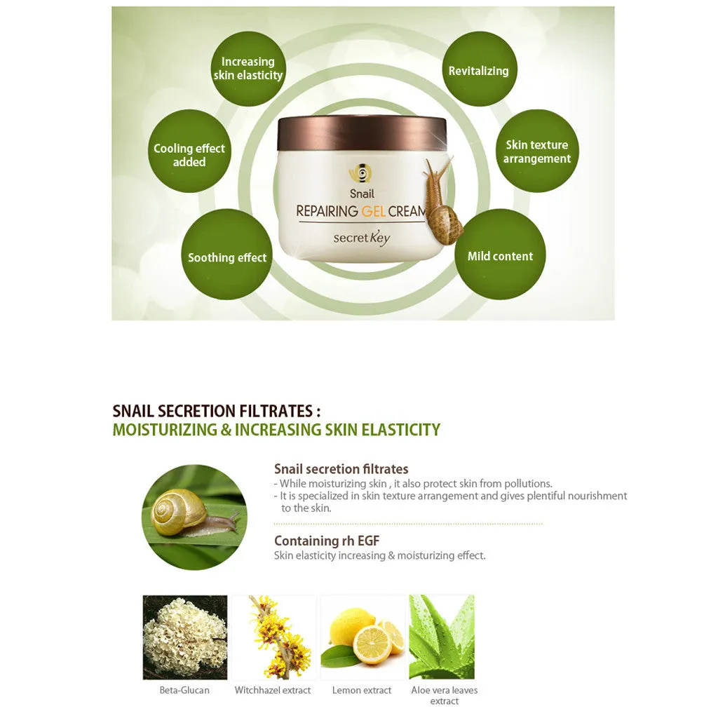 Snail Repairing Gel Cream 50g