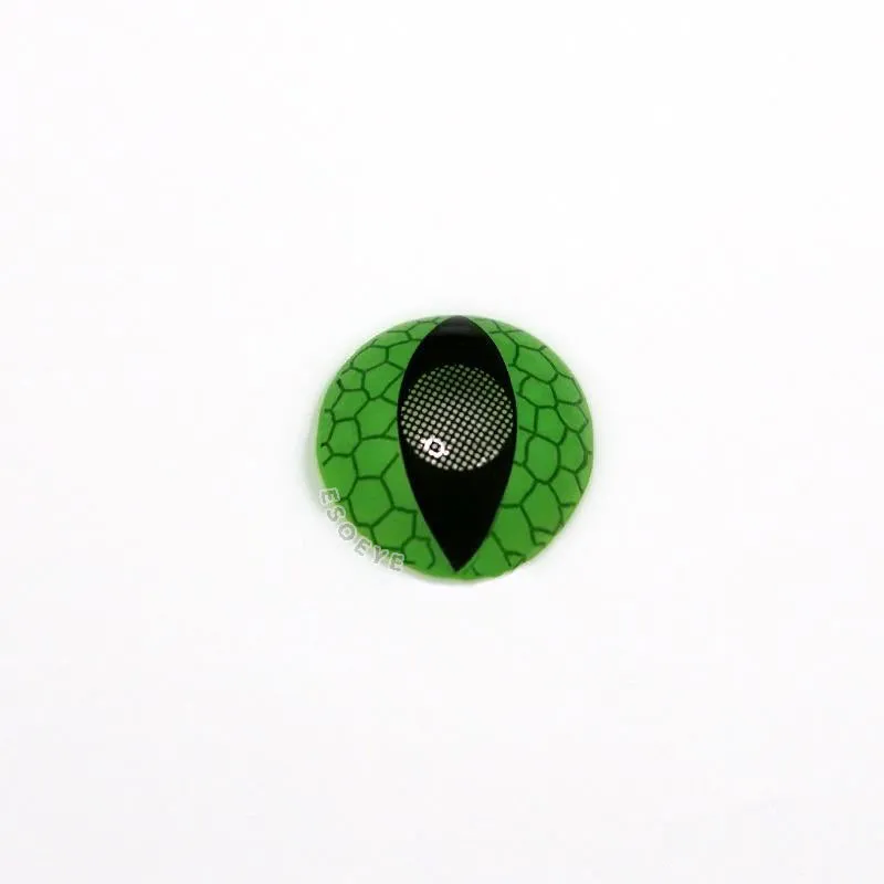 Snake Eyes Green Halloween Contact Lenses Yearly
