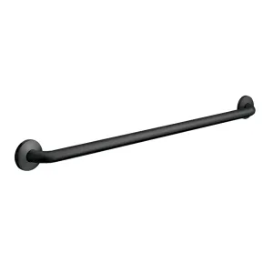 Snap Flange (1-1/2" O.D) - Matte Black - Straight Grab Bar, 18” ASI 3801-18-41