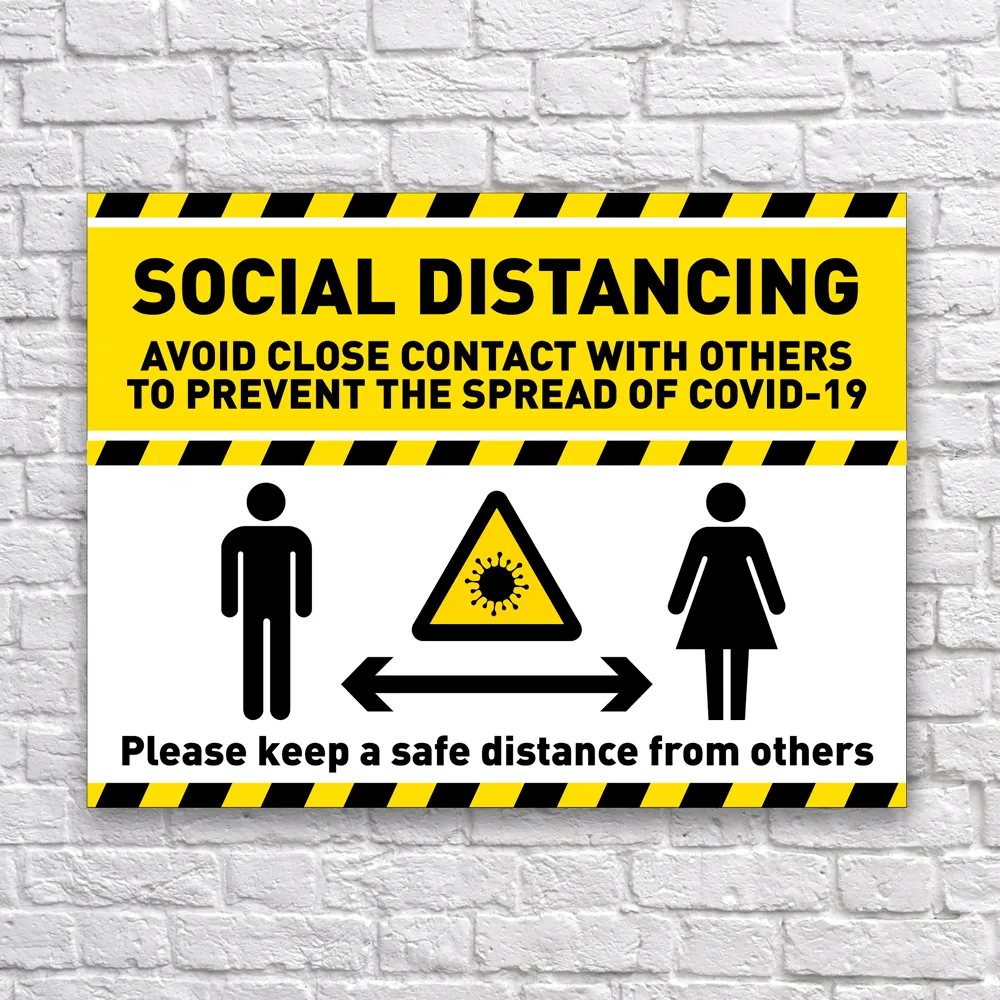 Social Distancing Sign