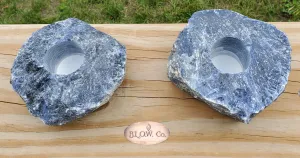 Sodalite Tea Light Holders