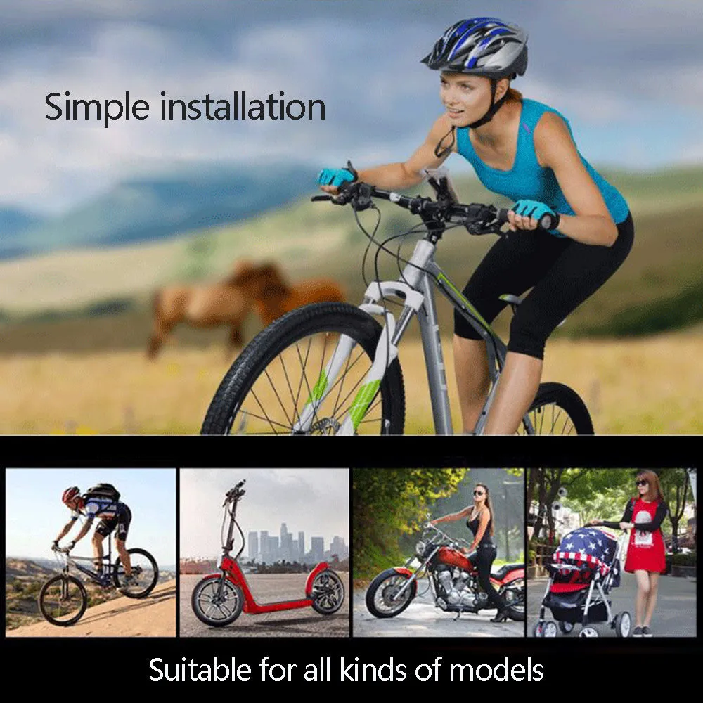 SP-168 360 Degree Rotation Four-claw Bicycle/Motorcycle/Mountain Bike Anti-fall Navigation Mobile Phone Bracket dark grey