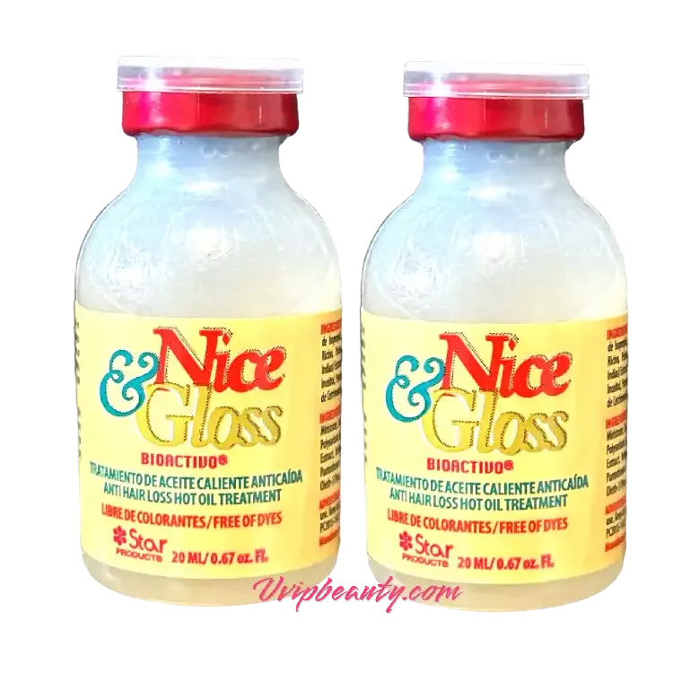 Star Nice and Gloss Ampoules/ampollas Hot Oil Treatment - 2 Vials (0.67 oz each)
