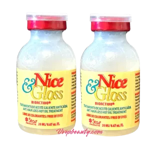 Star Nice and Gloss Ampoules/ampollas Hot Oil Treatment - 2 Vials (0.67 oz each)