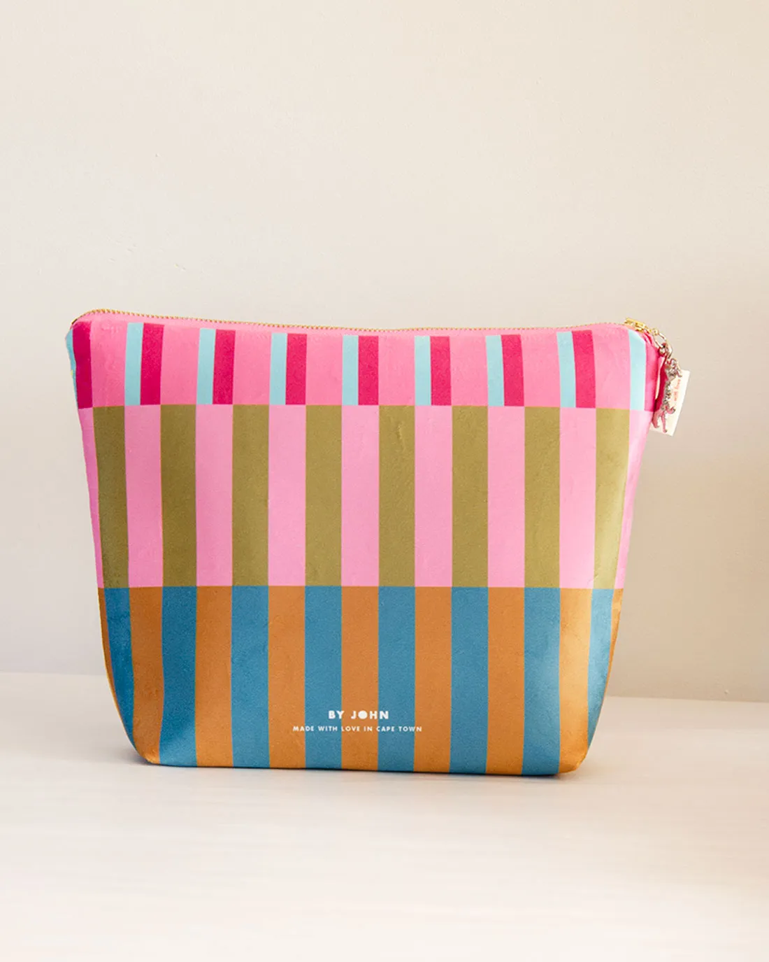 Stripy Cosmetic Bag (Large)