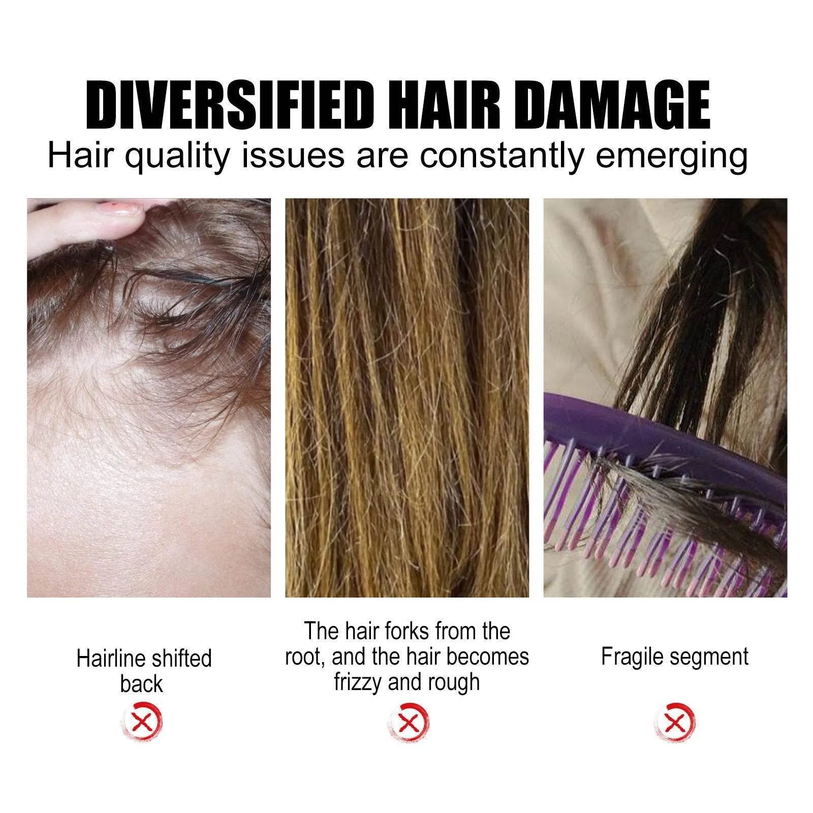 Strong Repair Rice Dense Hair Spray Hair Follicle Hair Root Anti-drop