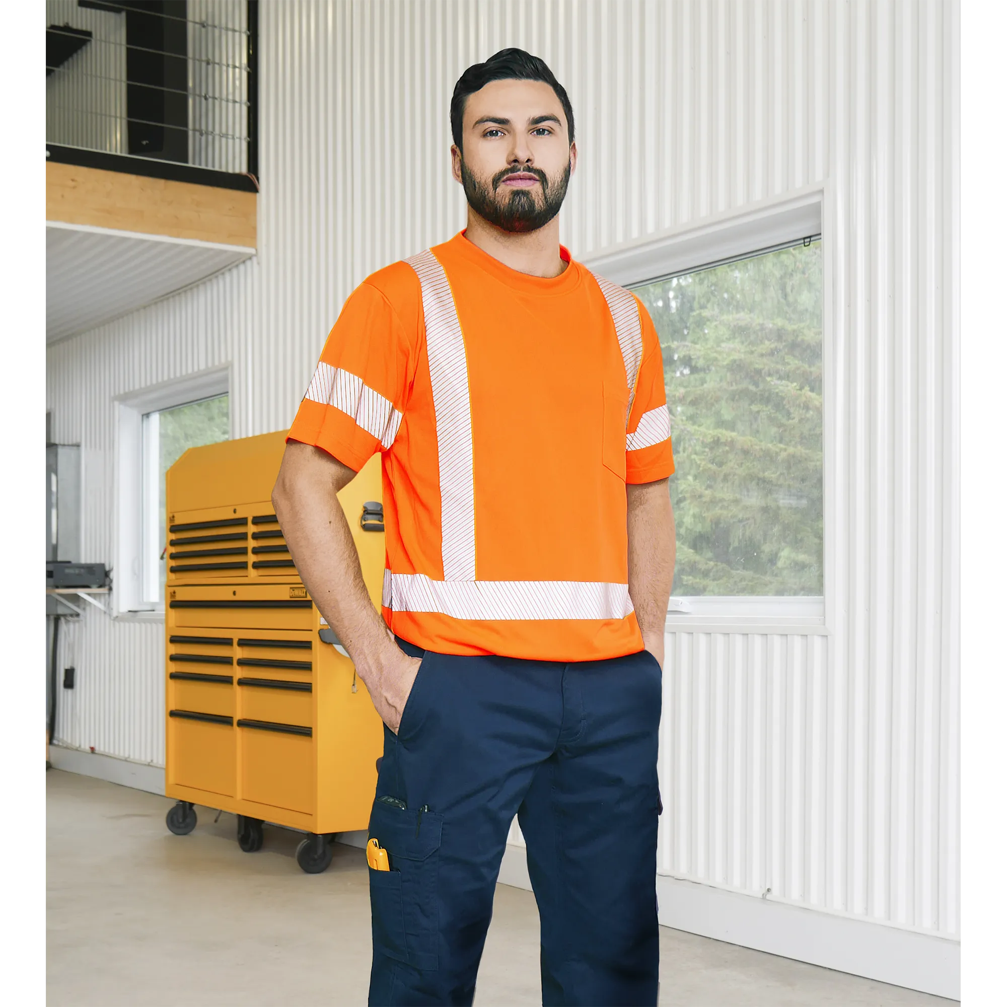 STX2SS - Chandail Haute Visibilité manche courte||STX2SS - Hi-Visibility Shirt short sleeve