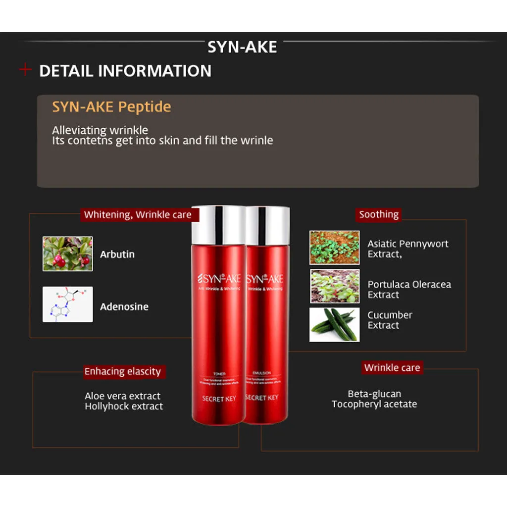 SYN-AKE Anit-Wrinkle & Whitening Toner 150ml