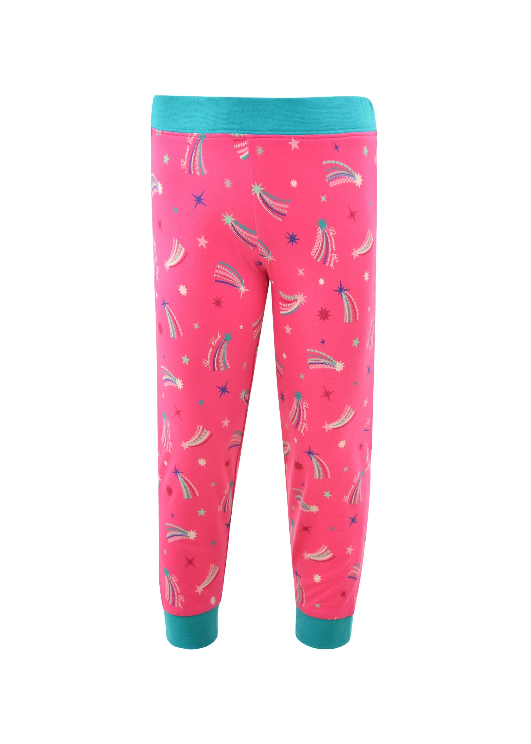 T1W5929PJS Thomas Cook Girls Neigh Neigh Horse PJ's Pink