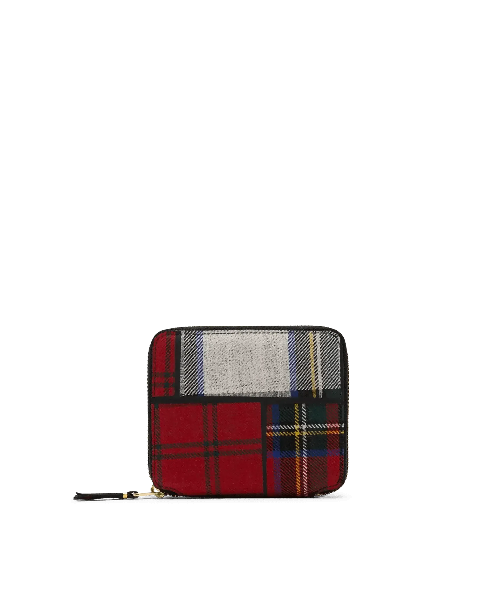 Tartan Patchwork Small Zip Wallet