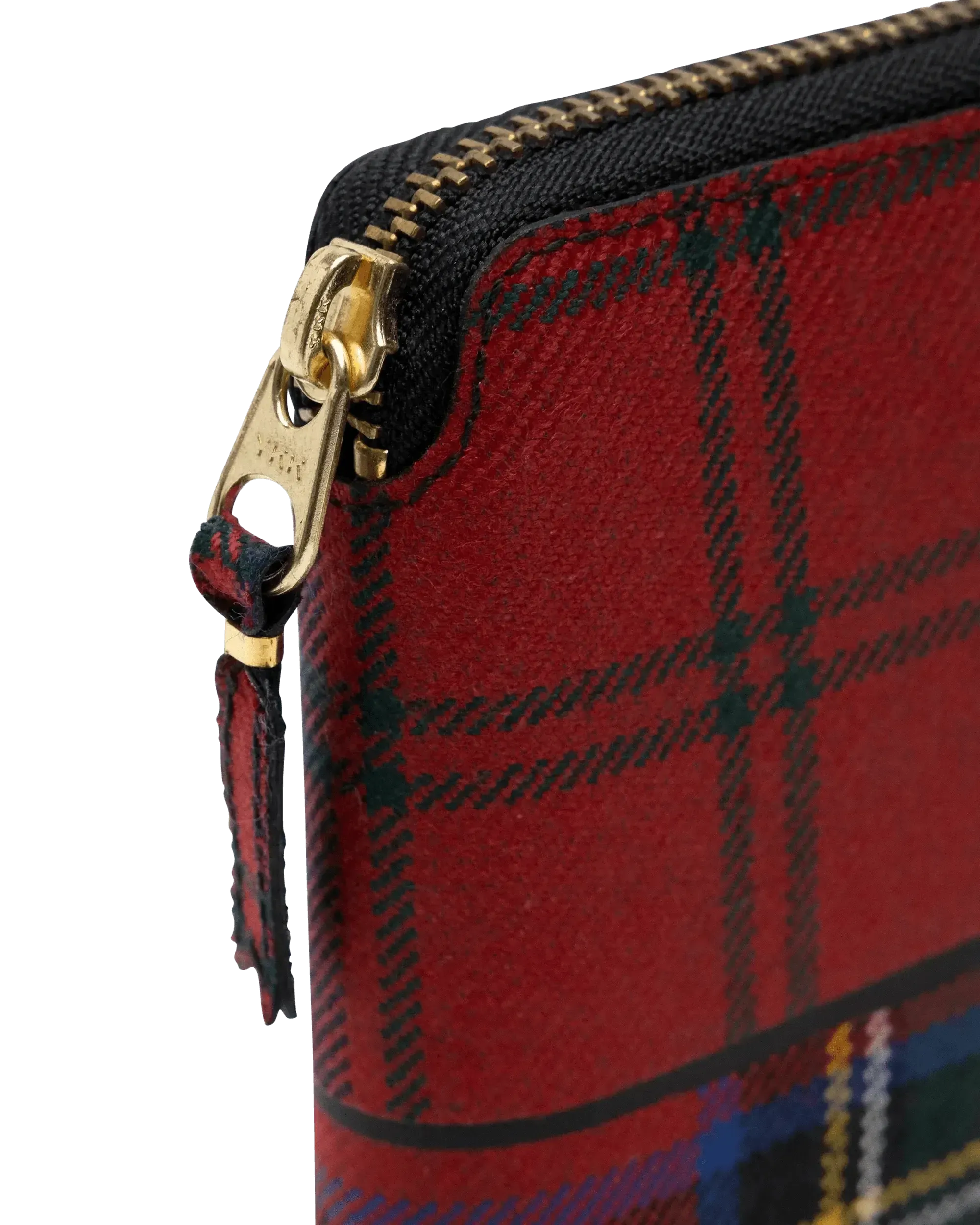 Tartan Patchwork Small Zip Wallet