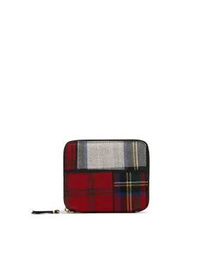 Tartan Patchwork Small Zip Wallet