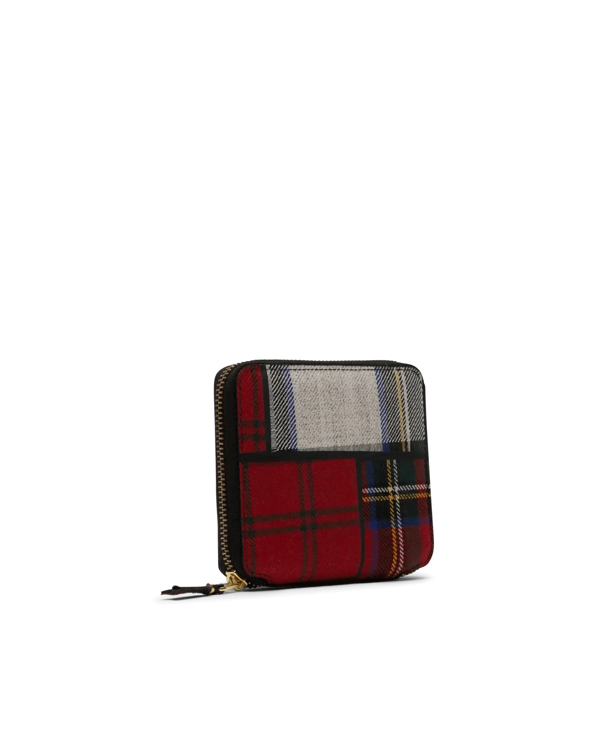Tartan Patchwork Small Zip Wallet
