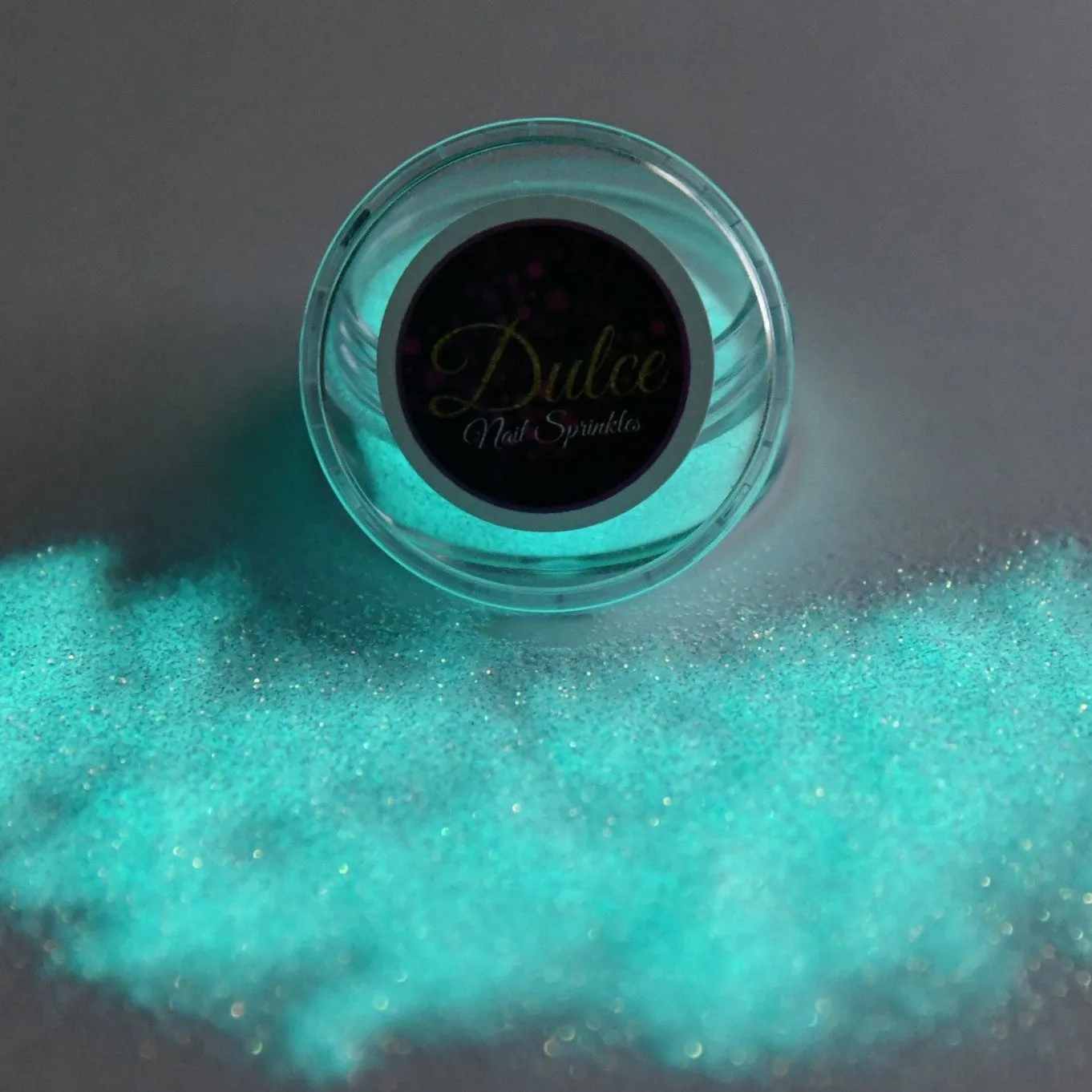 Teal Glow Dust Sprinkles