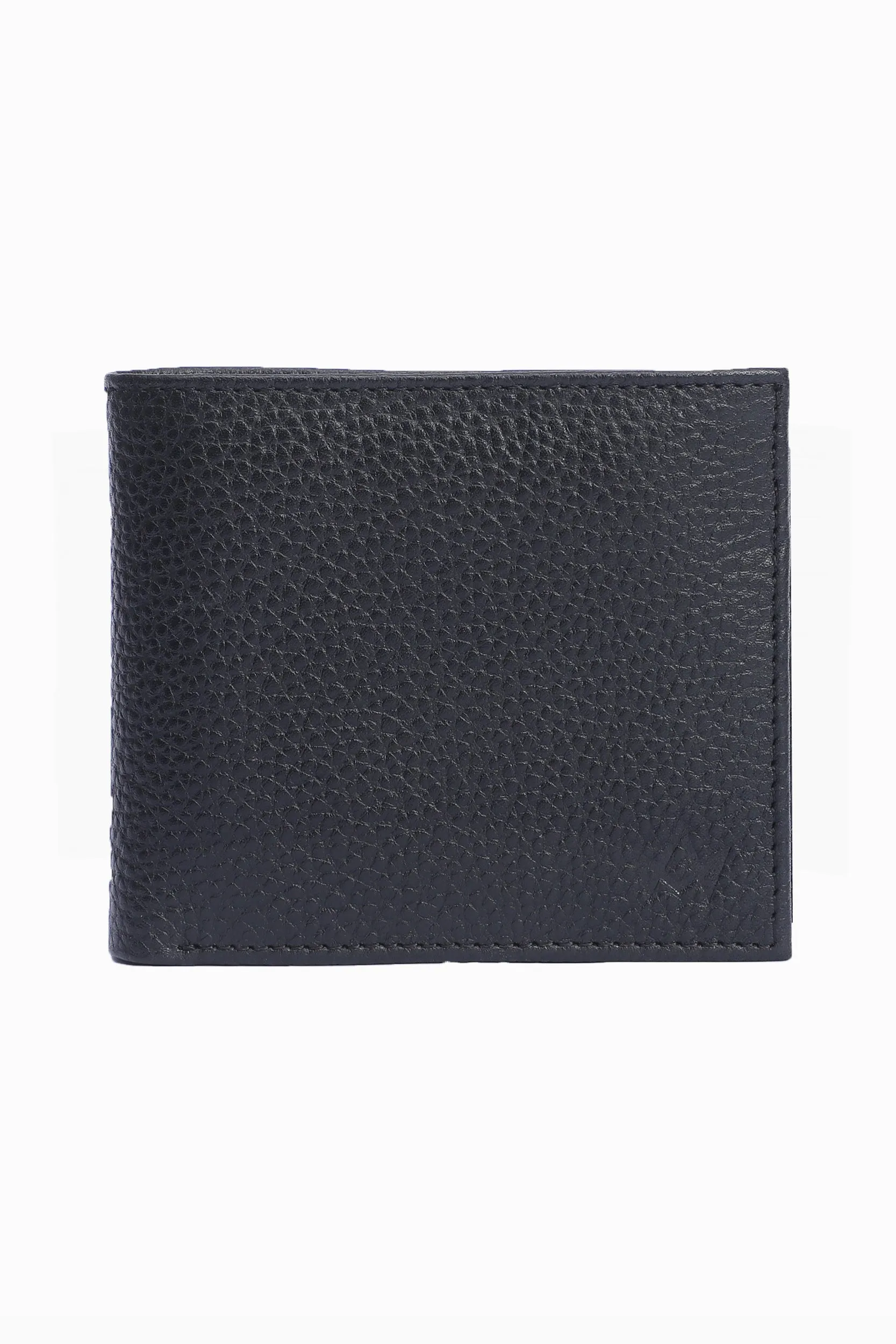 TEXTURED BILLFOLD LEATHER WALLET