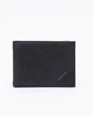 TEXTURED BILLFOLD LEATHER WALLET