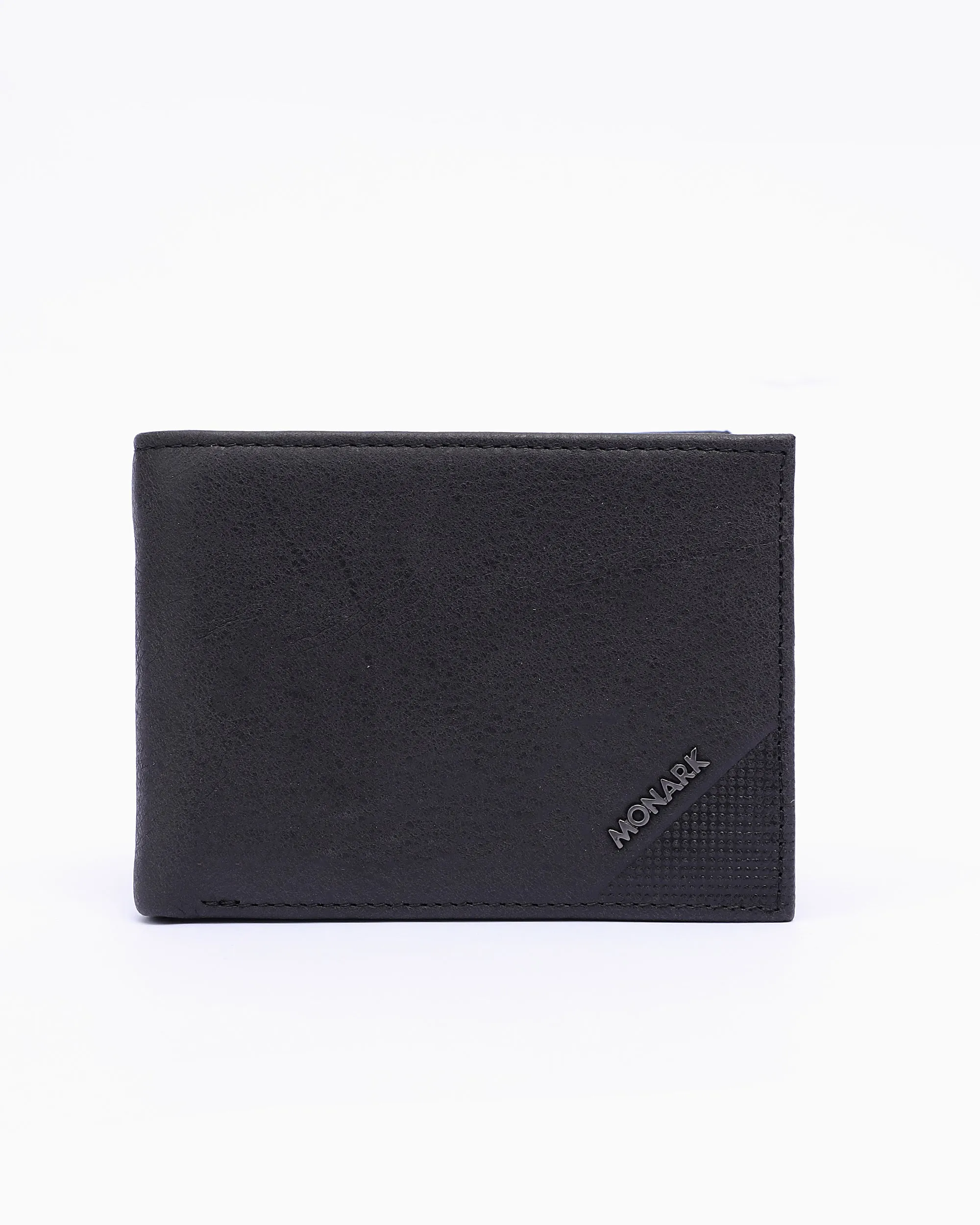 TEXTURED BILLFOLD LEATHER WALLET