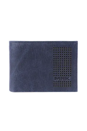 Textured Leather Billfold Wallet